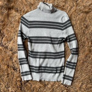 YOKI ribbed long sleeve turtleneck shirt 3XL